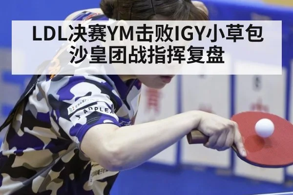 LDL决赛YM击败IGY小草包沙皇团战指挥复盘 - jiuyouhui